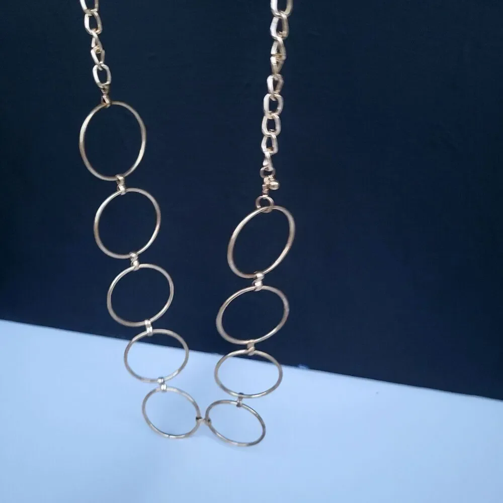 Gold Mod Retro Groovy Circle Belt 41